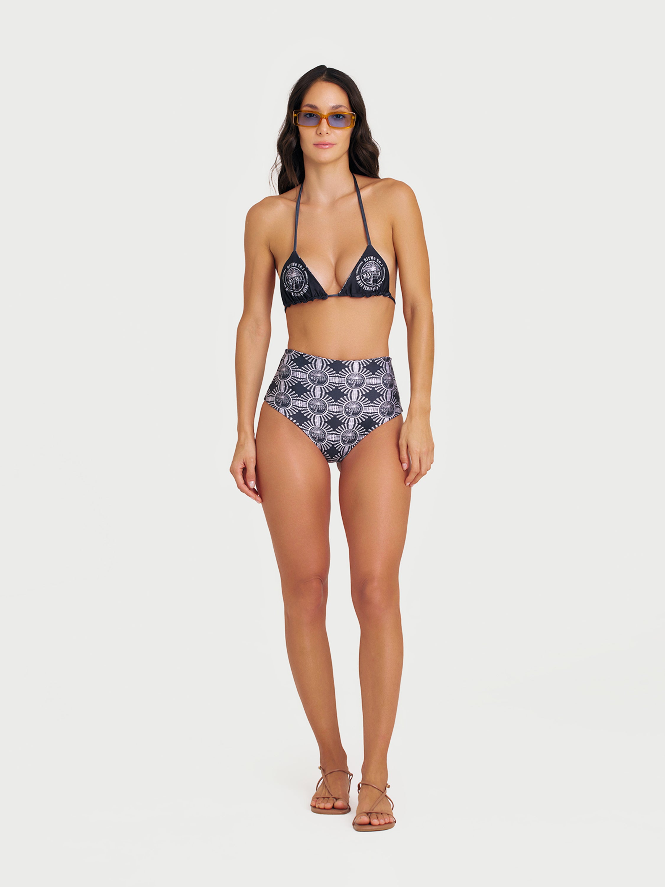 Records Bikini Bottom - Black