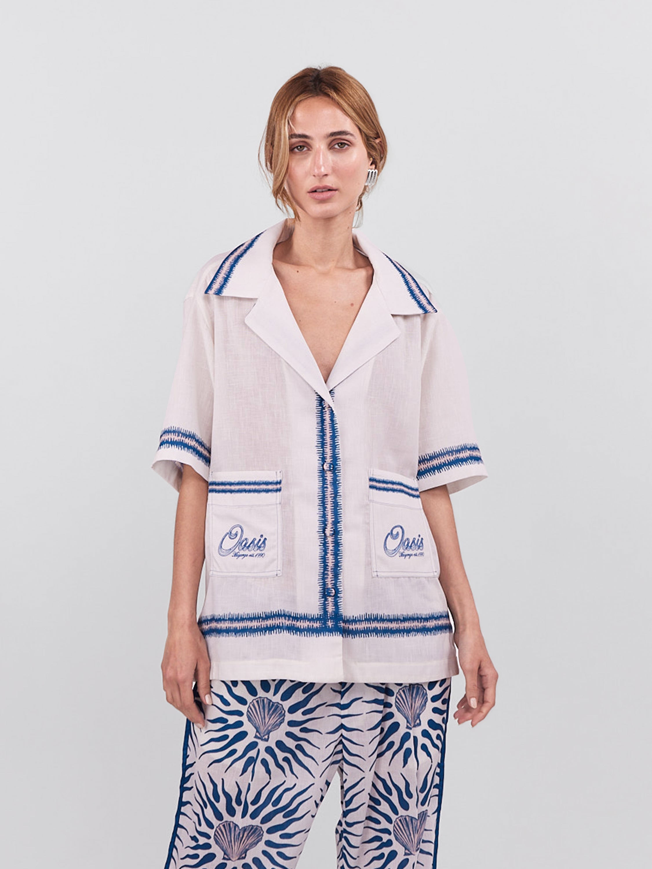 Oasis Blouse - Blue