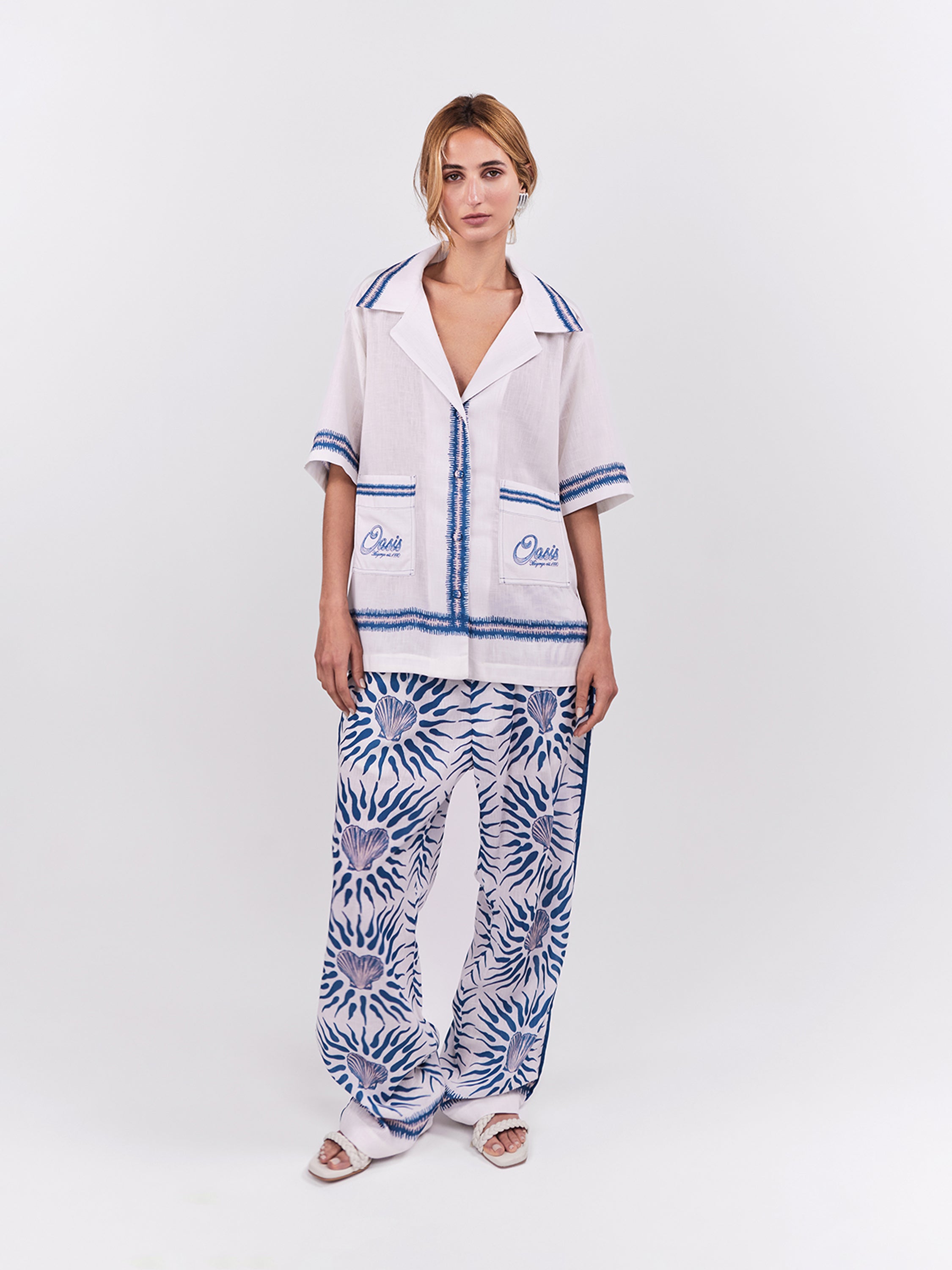 Oasis Trousers - Blue