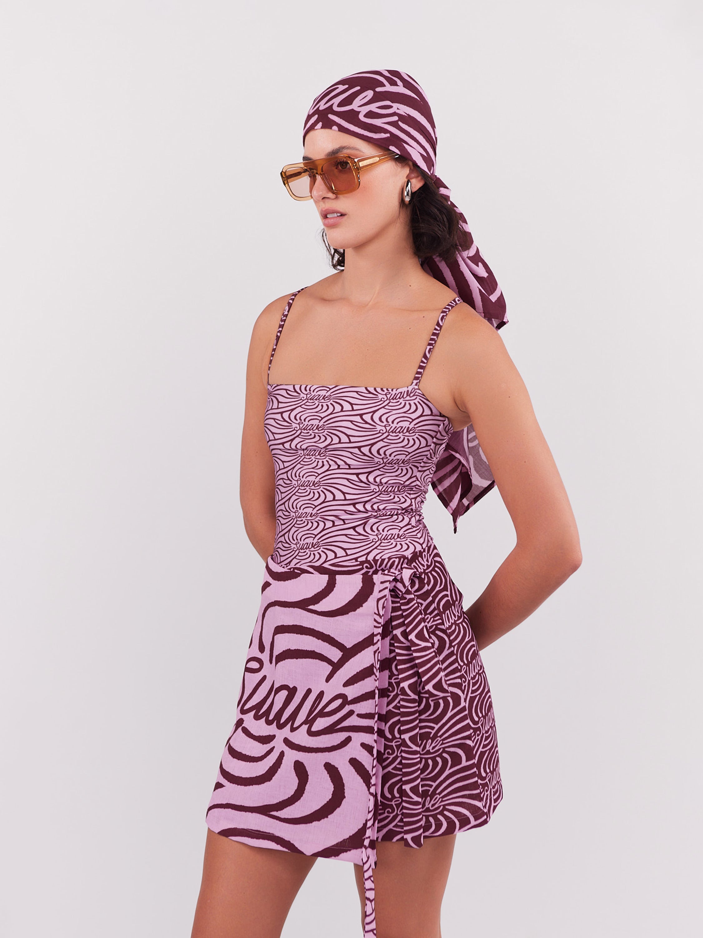 Suave Mini Skirt - Magenta