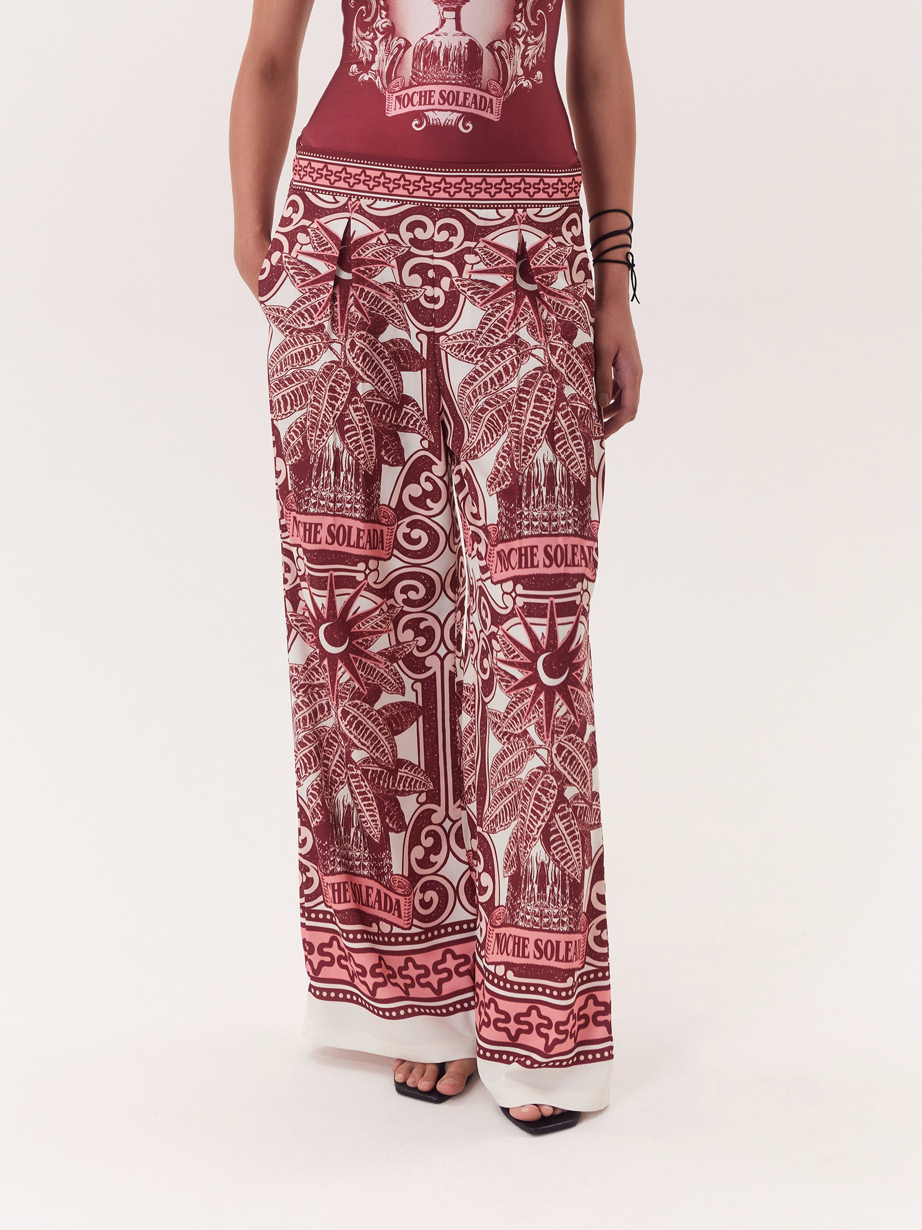 Solar Trousers - Burgundy
