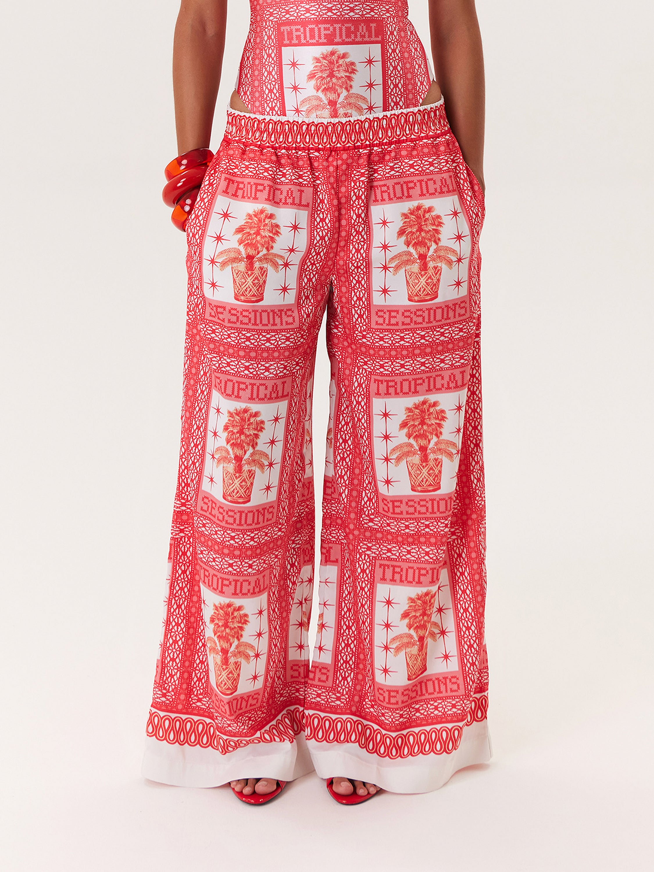 Tropical Trousers - Pink