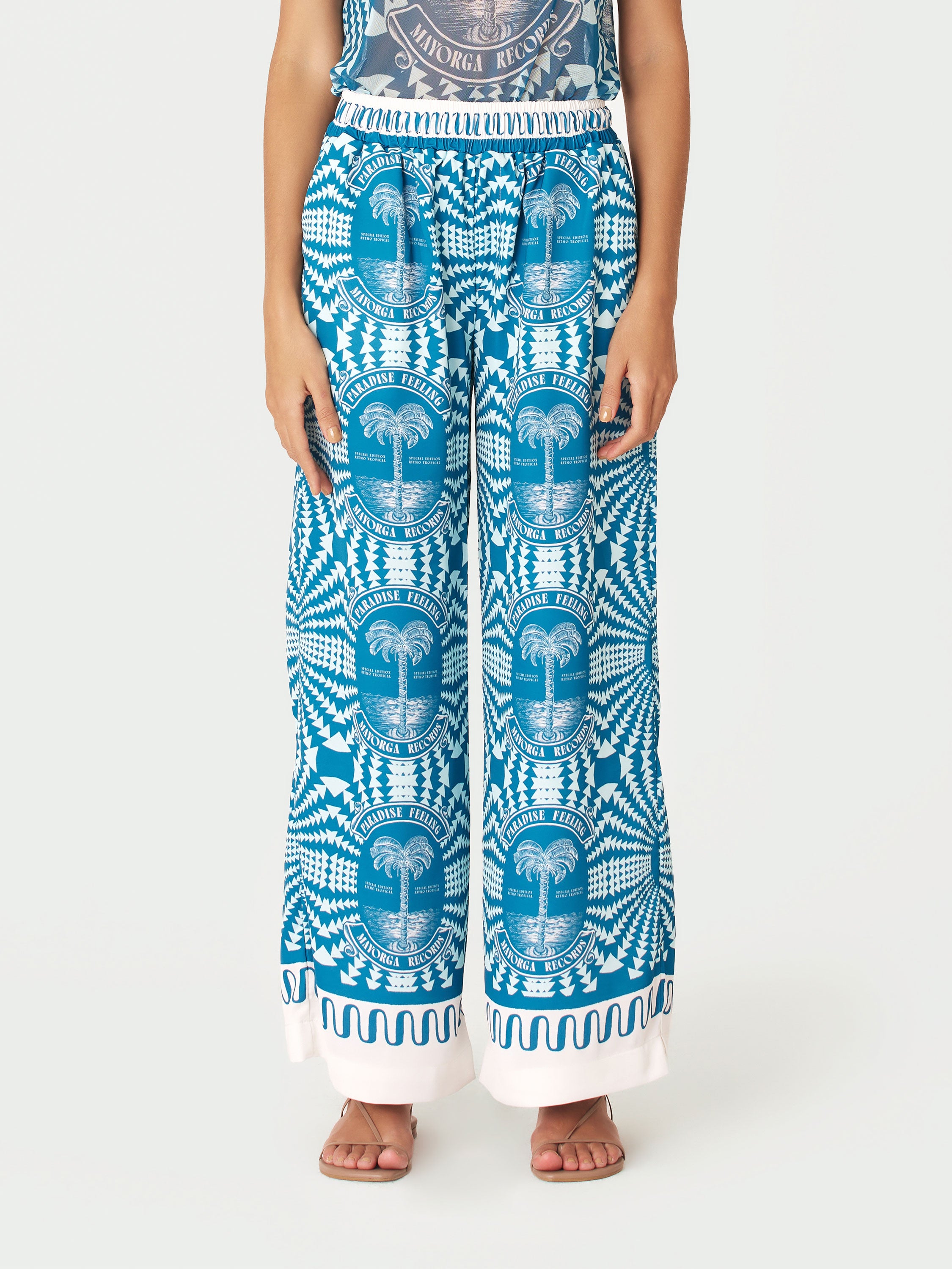 Paradise Trousers - Turquoise