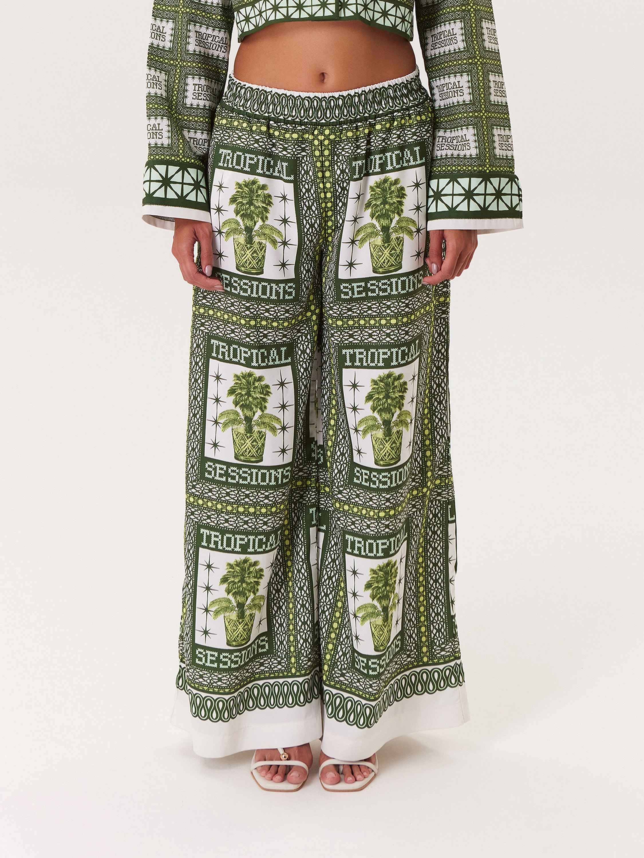 Tropical Trousers - Green