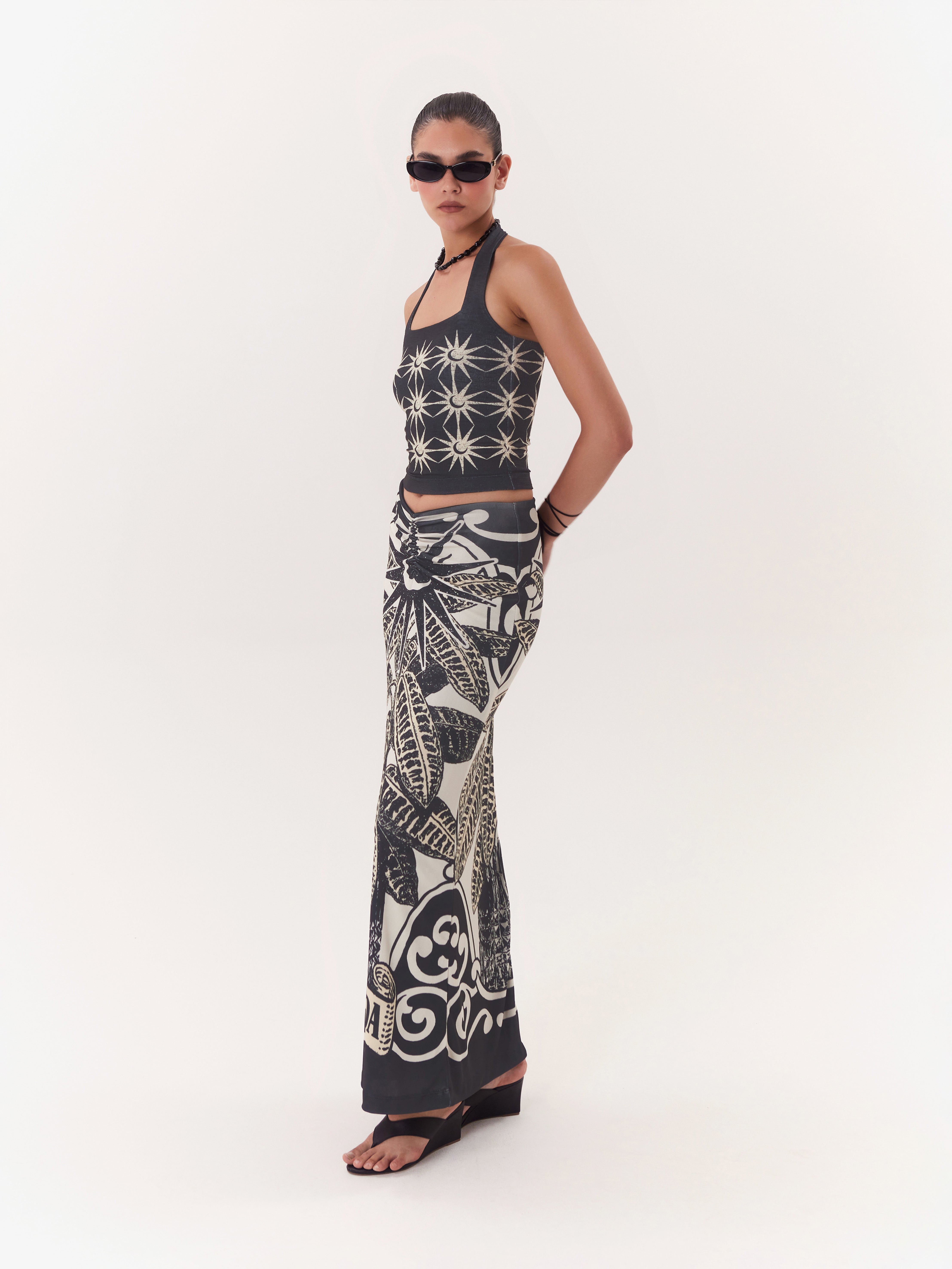 Solar Maxi Skirt - Black
