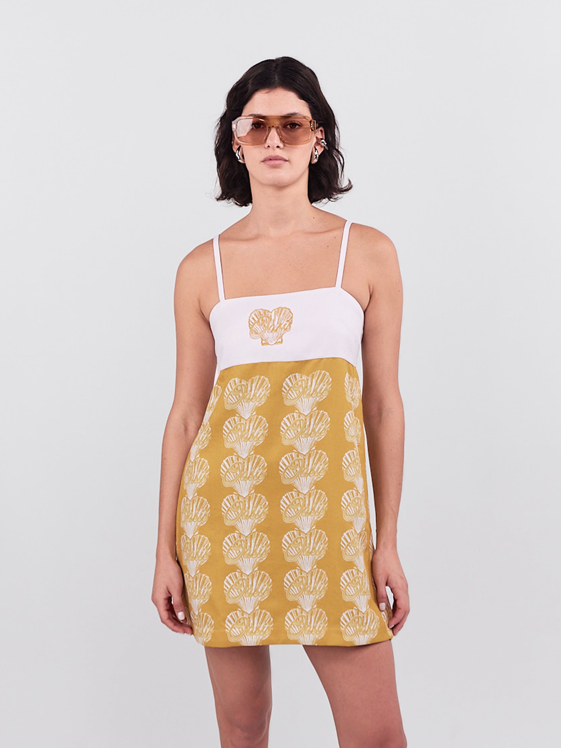Oasis Mini Dress - Ochre
