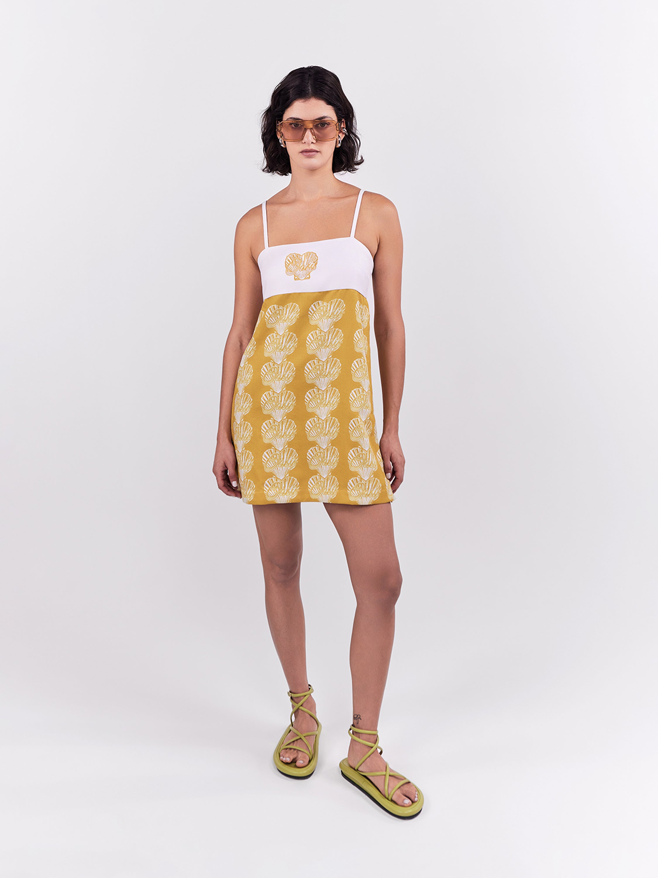 Oasis Mini Dress - Ochre