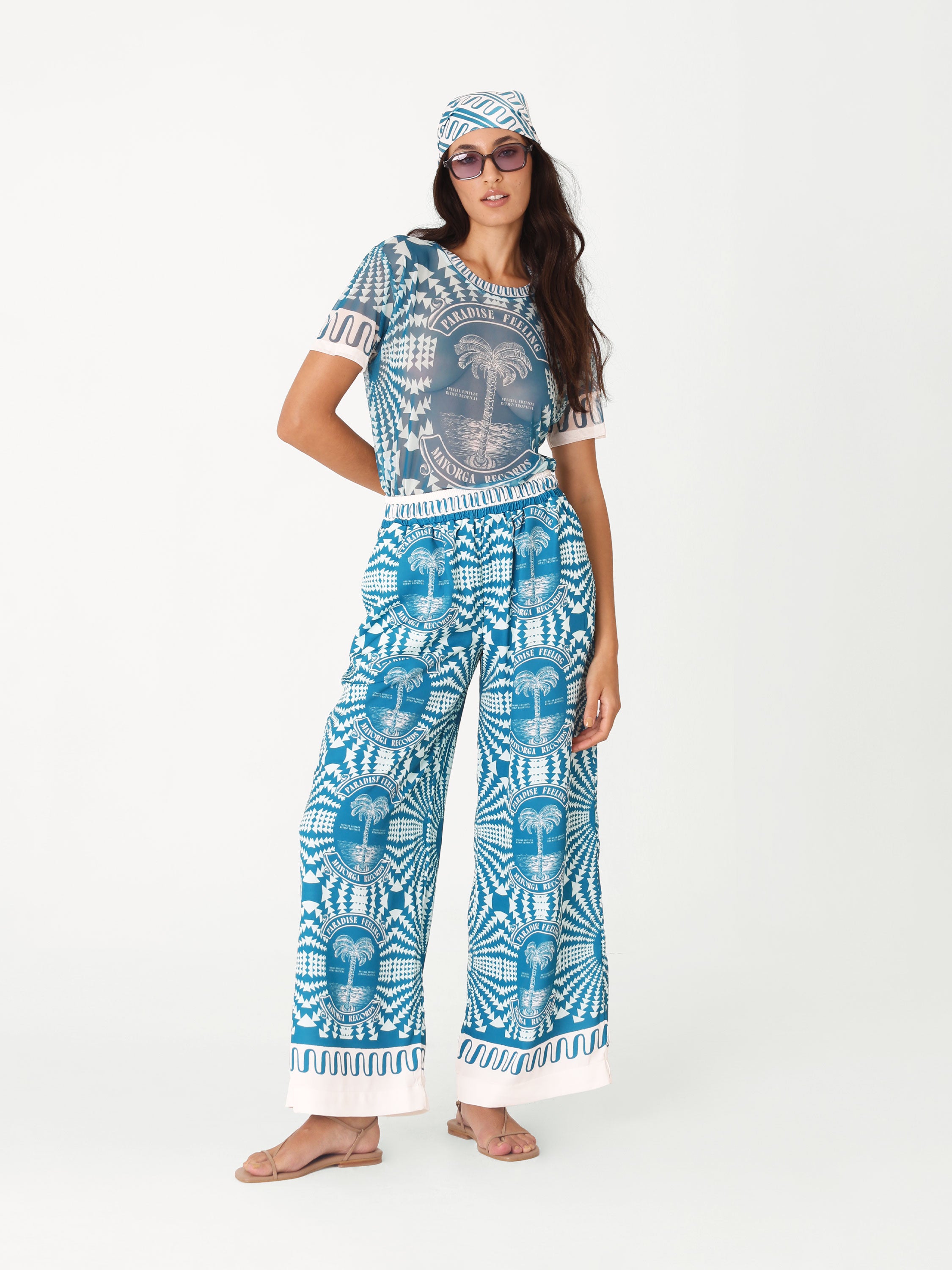 Paradise Trousers - Turquoise