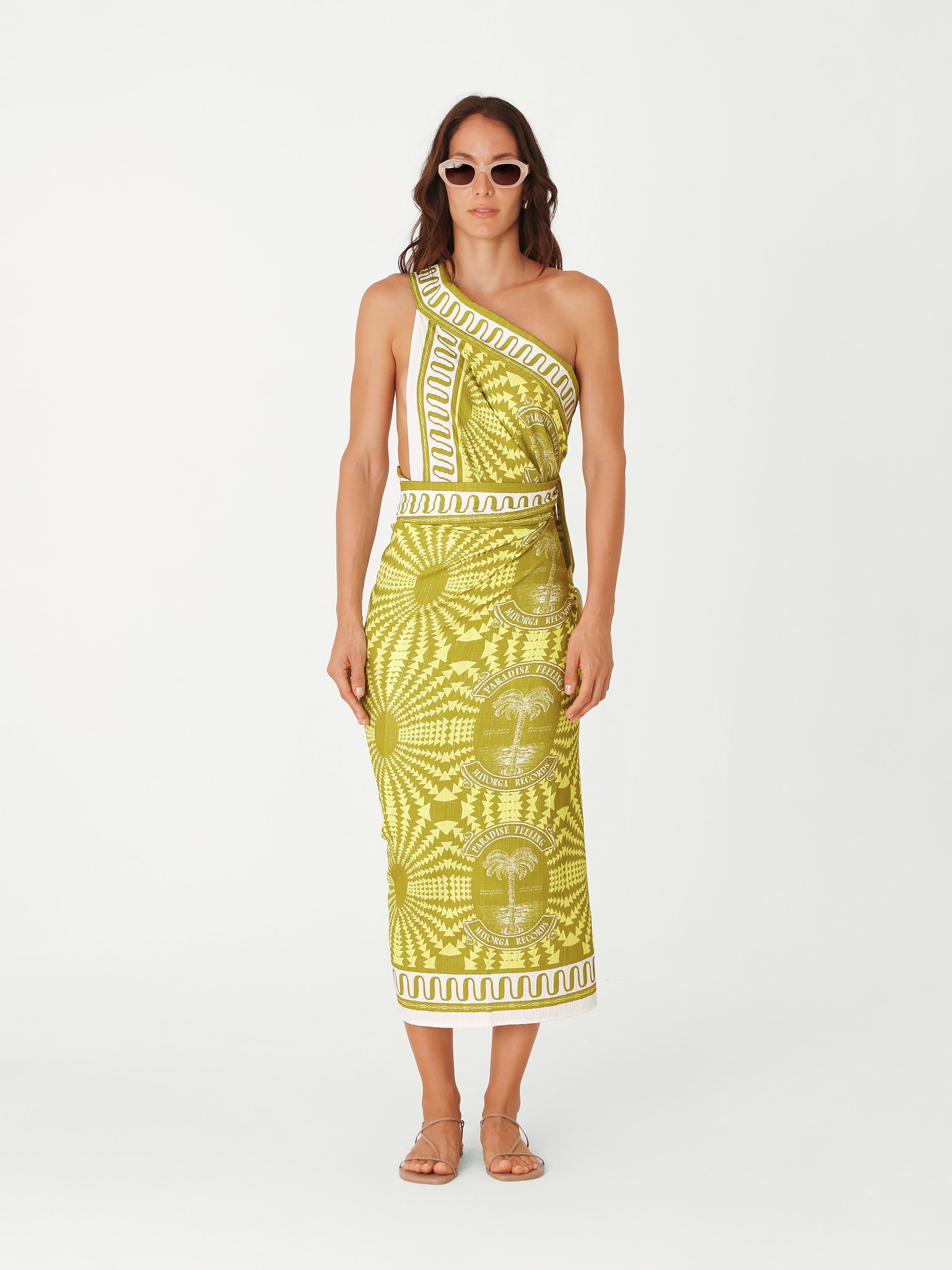 Paradise Feeling Sarong/Pareo - Lime