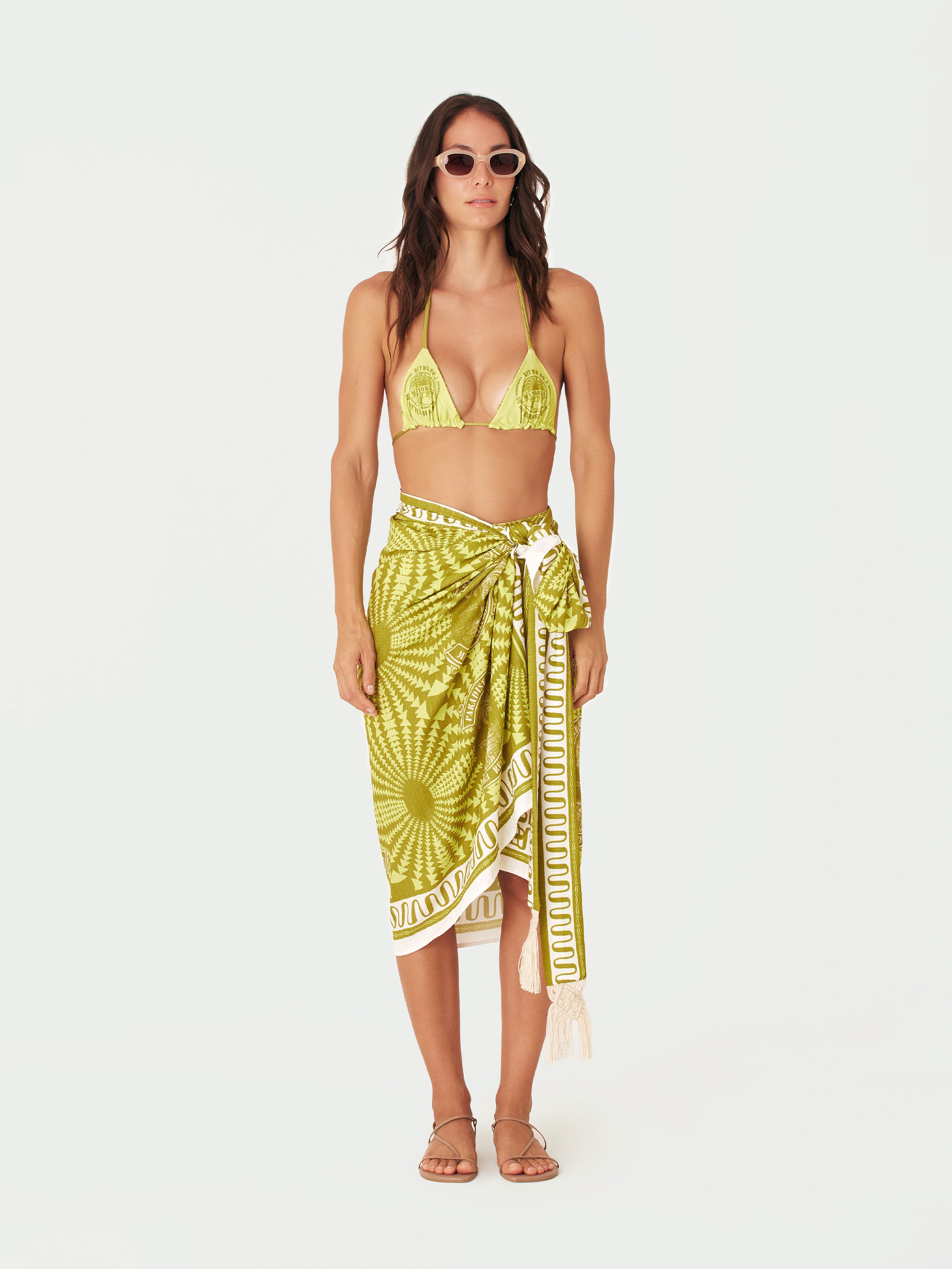 Paradise Feeling Sarong/Pareo - Lime