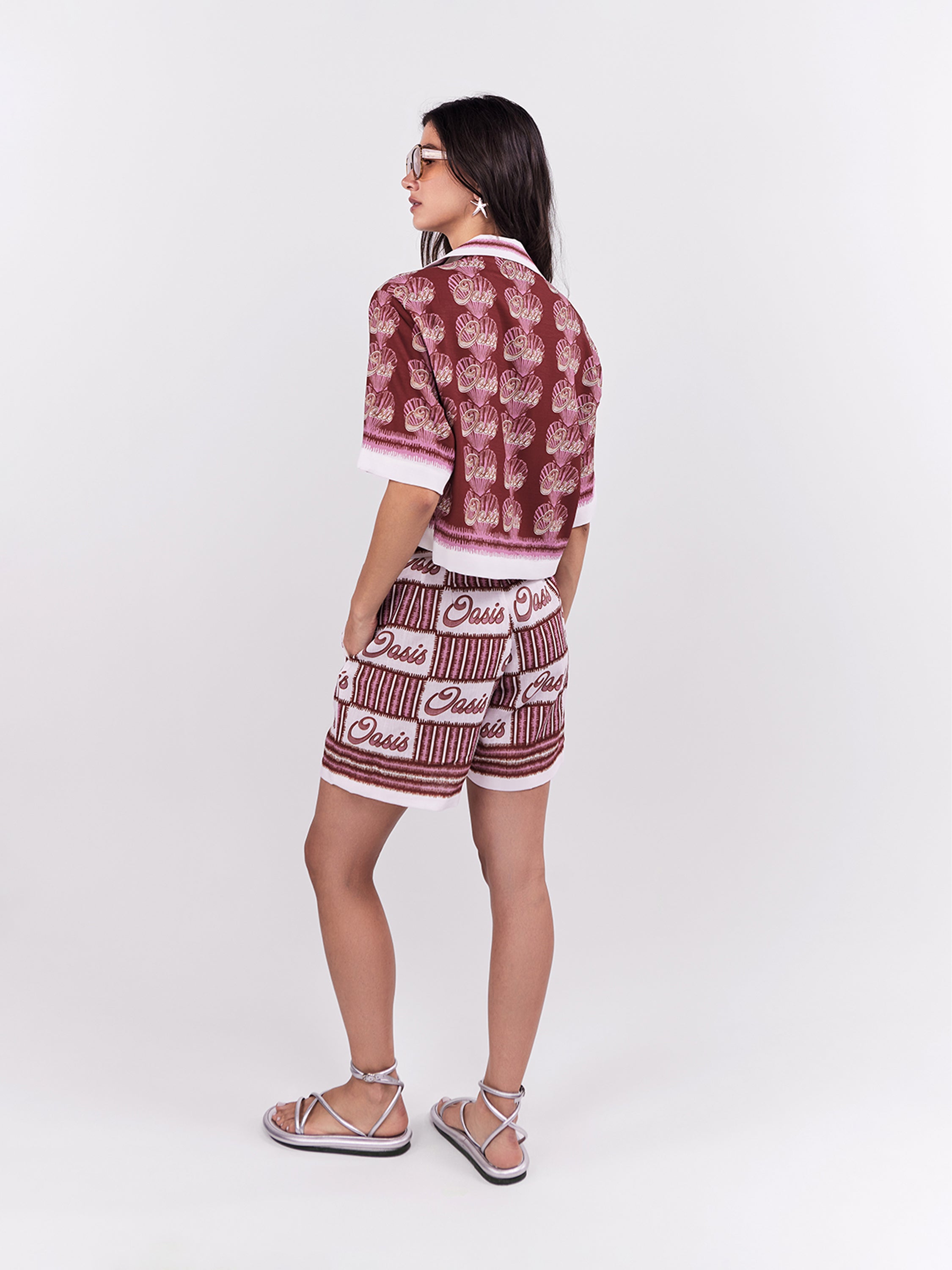 Oasis Mini Blouse - Terracotta