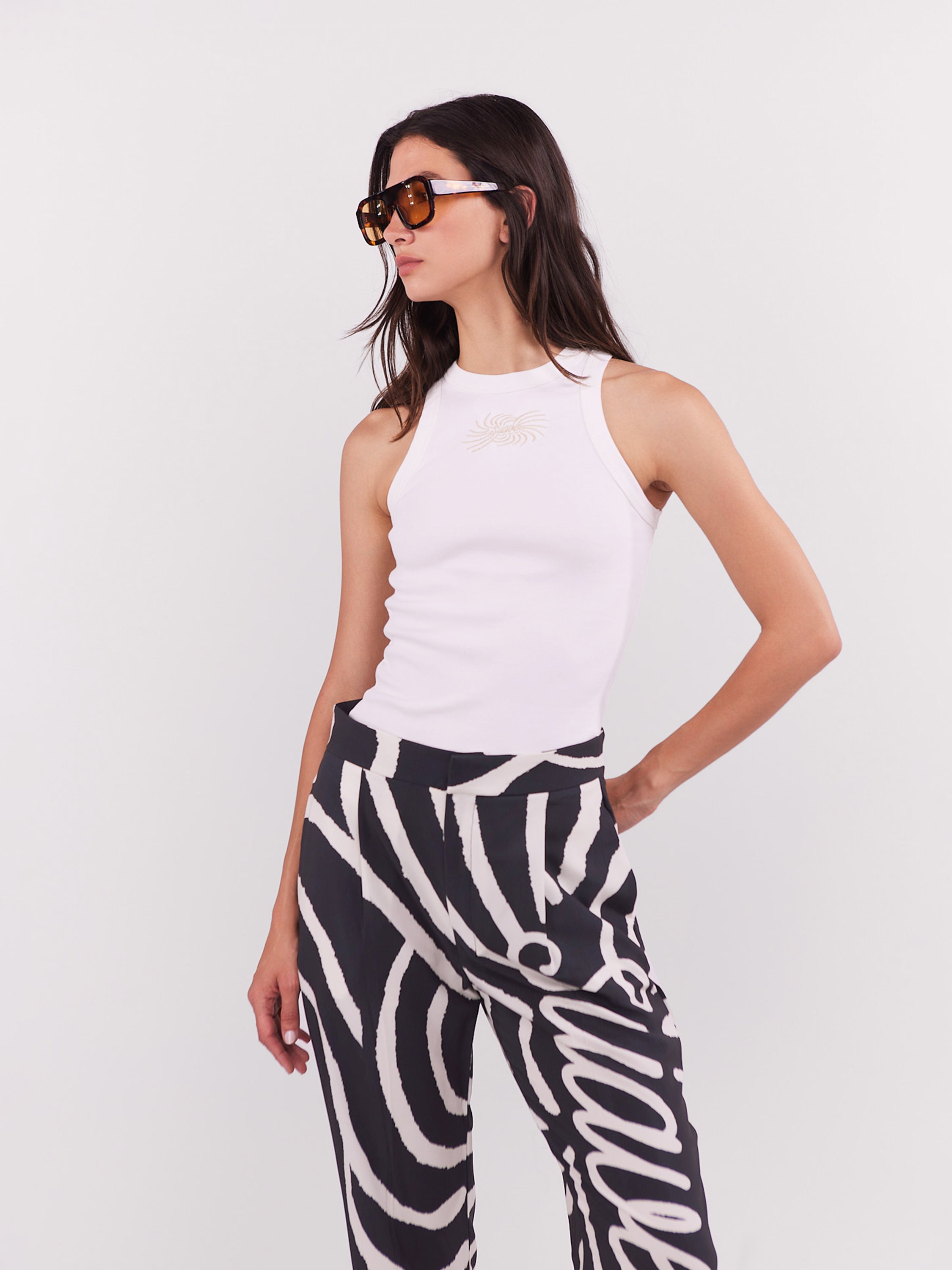 Suave Tank Top- Ivory